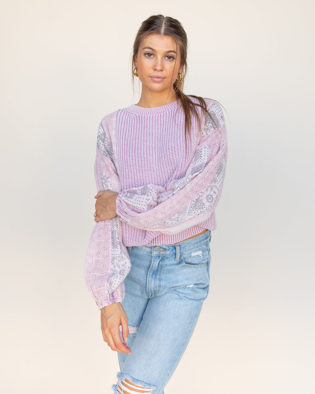 Layla Lilac Top-Restocked